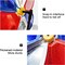 4PCS Garden Wind Spinners for Kids Outdoor, American Flag Color Lawn Yard Decorative Pinwheel Colorful Whirligigs Windmill